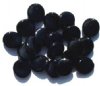 20 16mm Black Wavy Disks